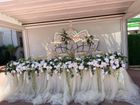 Wedding reception and wedding table