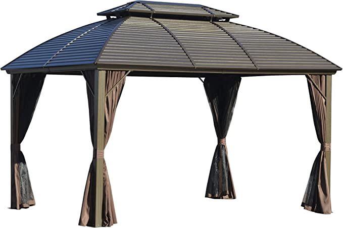 Outsunny Hardtop Gazebo Canopy