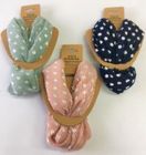RC22132-DOTTY PRINT MAGNETIC ECO SCARF