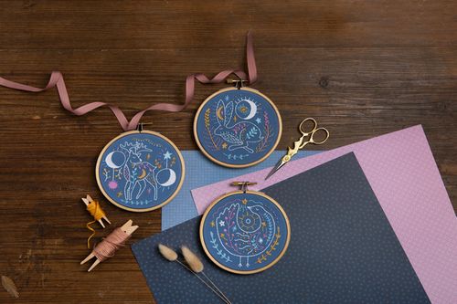New Mini Celestial Embroidery Craft Kits