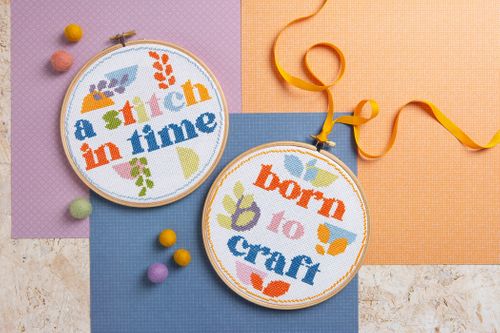 New 'Words' Cross Stitch Kits