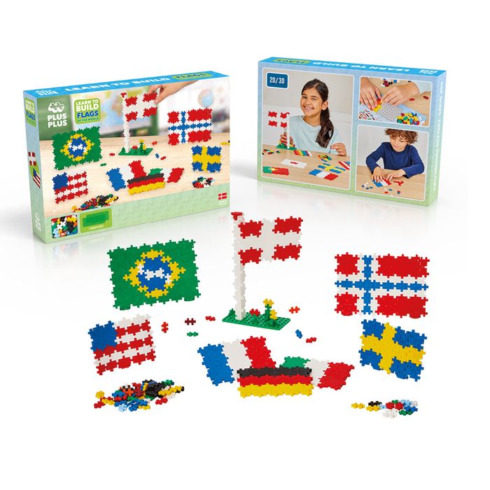 Plus-Plus Learn to Build Flags of the World