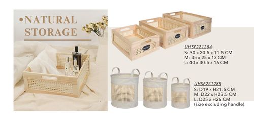 natural baskets