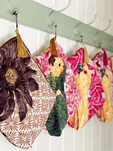 Quilted Make up Bags/ IPAD case