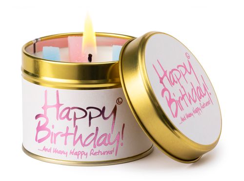 Happy Birthday Scented Candle Tin