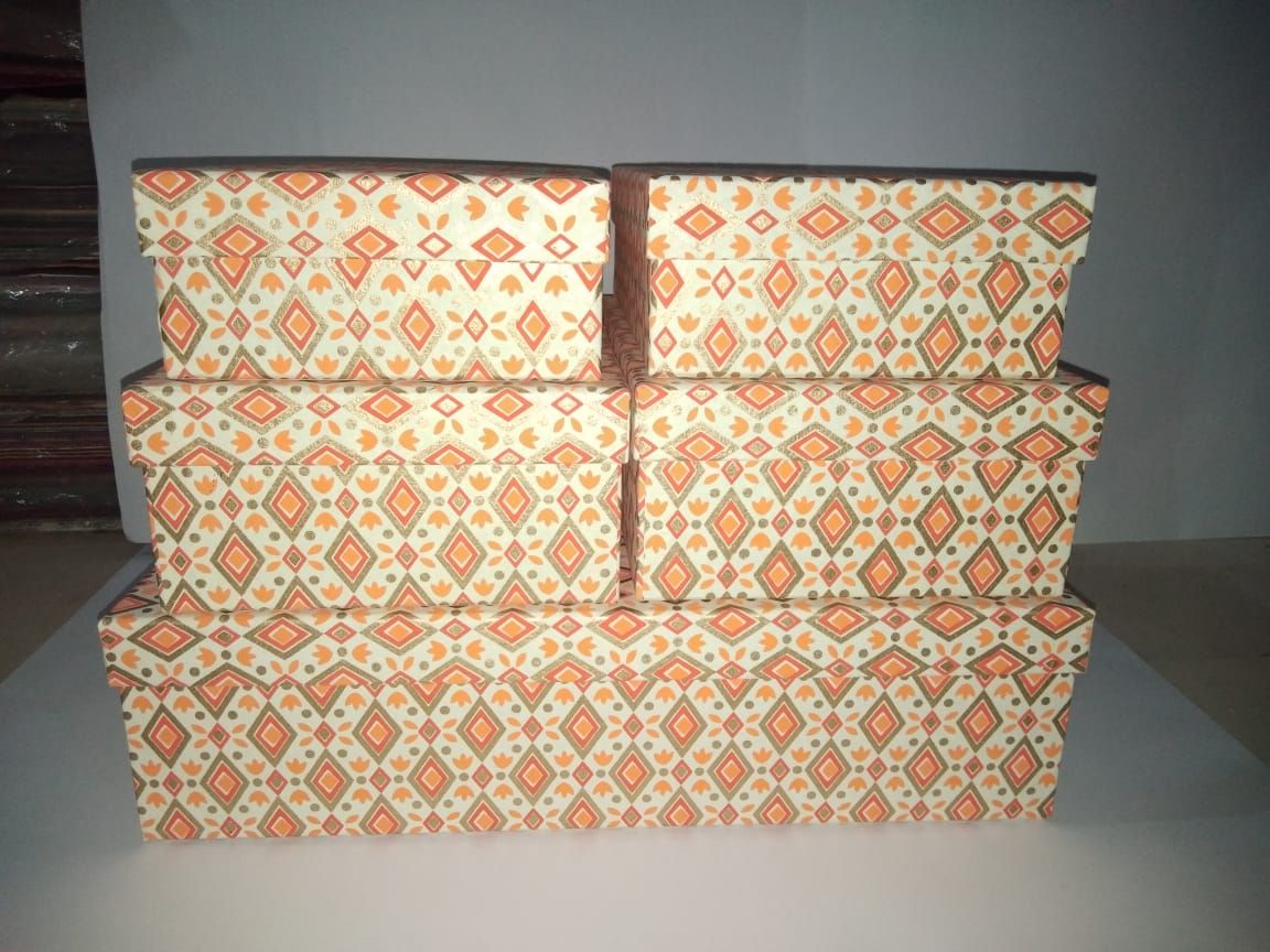 Handmade paper Gift Boxes Set