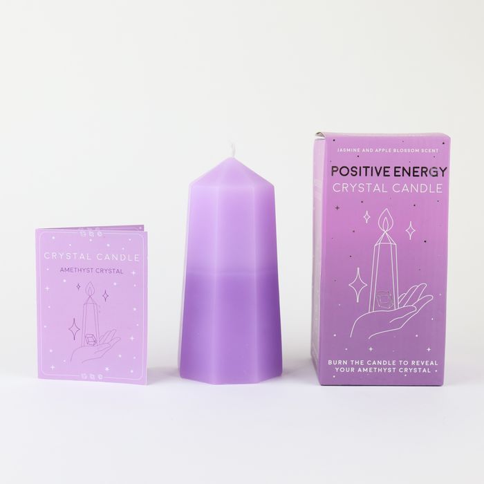Positive Energy - Crystal Candle