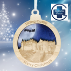 The Stirling Castle Landmark Bauble Christmas Scene