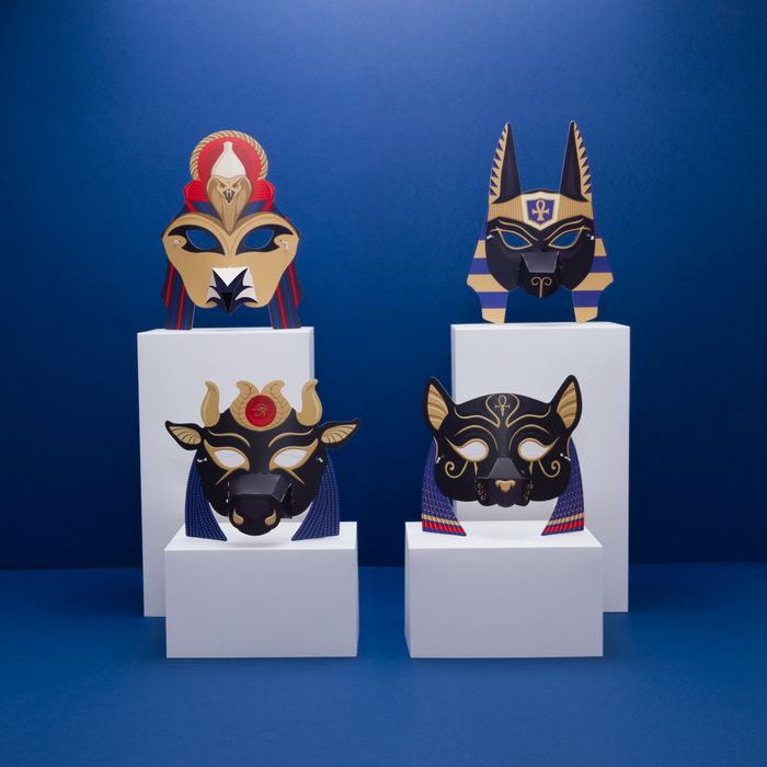 Create Your Own Egyptian Gods Animal Masks