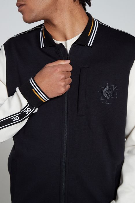 Track 2.0 Varsity Jacket - Jet Black
