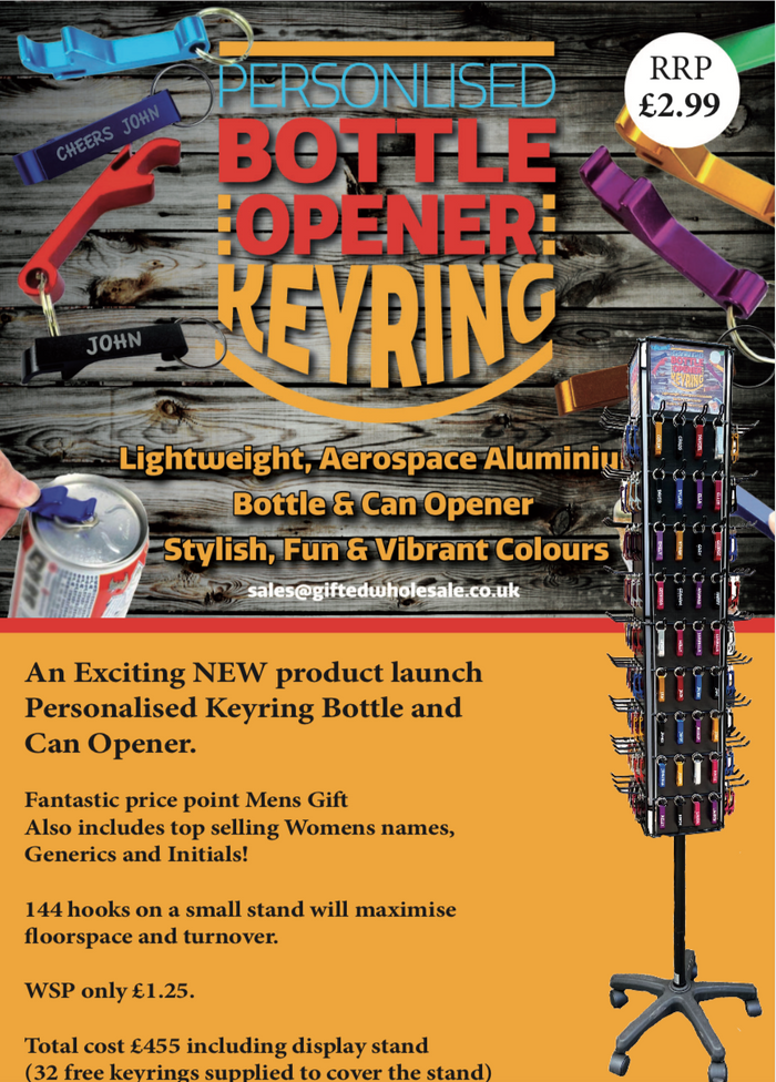 Personalised Bottle Openers Spring Fair 2025