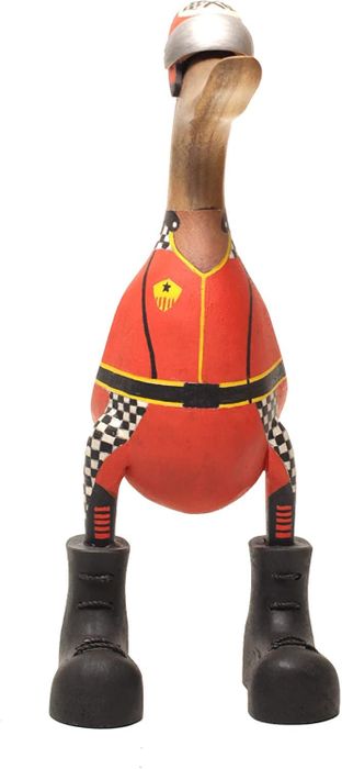 Formula 1 Racer Wooden Duck