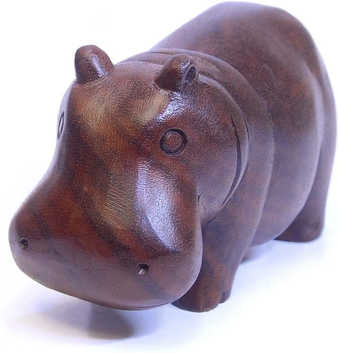 Wooden Fat Hippo