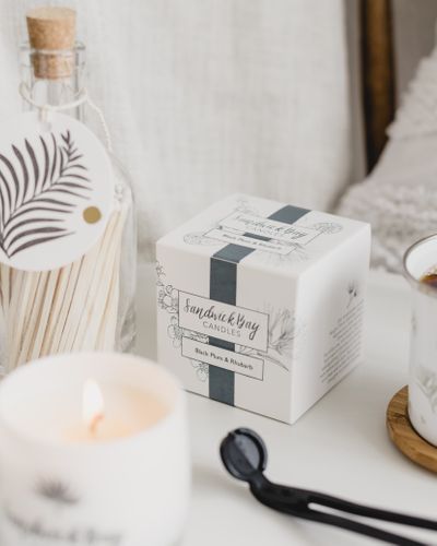 White Jar Candle
