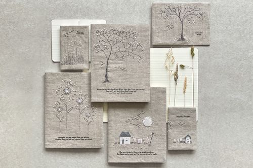 Linen notebooks