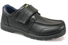 US Brass Mens Black Velcro Shoes DOGEY 2 US247-M