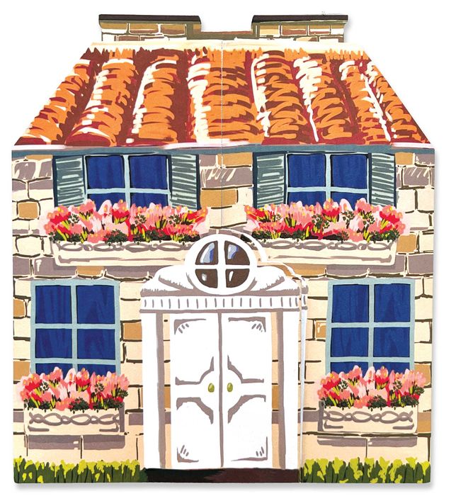 3D Pop up flower house
