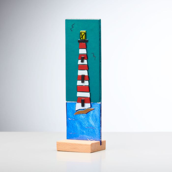 Coastal Standing Glass Plaques