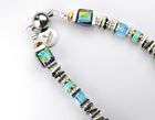 Lampwork foil glass necklace