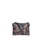 SMOKEY BLUE BIRDS ZIP TOP CROSSBODY