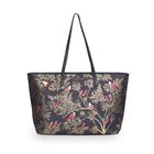 SMOKEY BLUE BIRDS LARGE TOTE