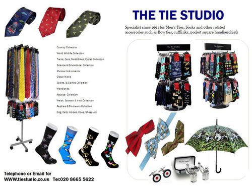 Suppliers of Varieties of Tie, Socks, Bowties, Cufflinks and Umbrella