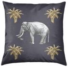 Elephant and Palm Tree