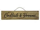 Outdoor Rustic Hanging Signs