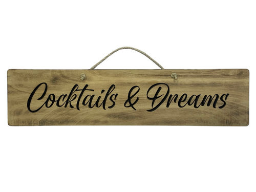Outdoor Rustic Hanging Signs
