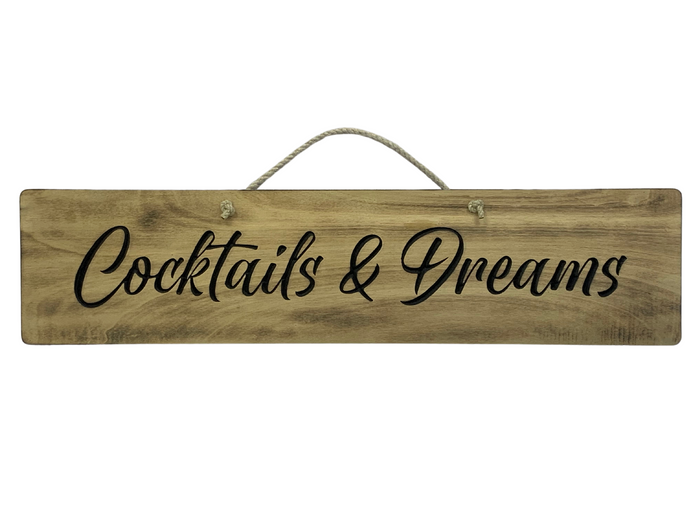 Outdoor Rustic Hanging Signs