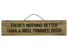 Outdoor Rustic Hanging Signs