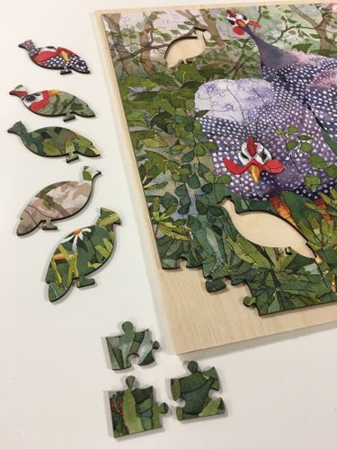 Up to 5 unique whimsies included in our luxury wooden custom jigsaws.