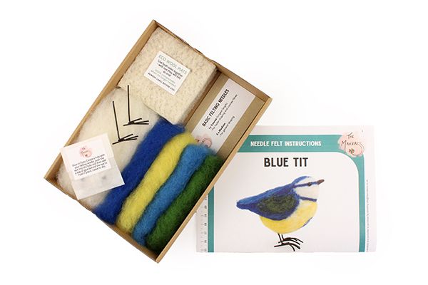 Blue Tit Needle Felt Kit