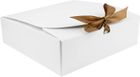 Pack of 12 - White Box with Bow Ribbon
