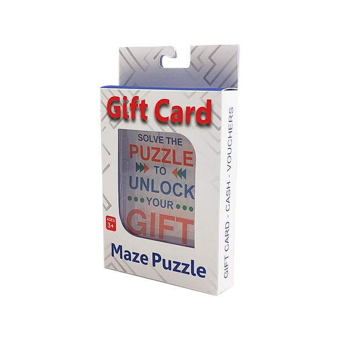 Gift Card Maze Puzzle