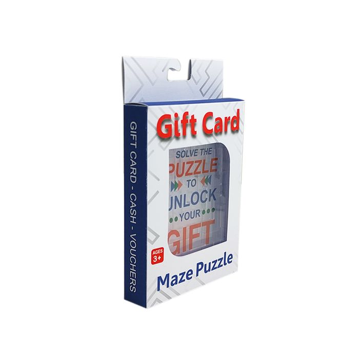 Gift Card Maze Puzzle