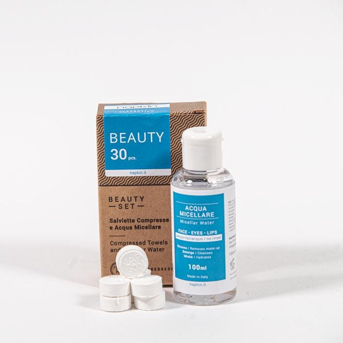 Napkin Beauty 30 - MICELLAR WATER AND COMPRESSED WIPES