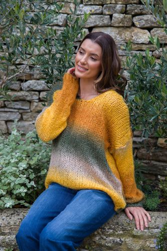 HELENA DEGREDE SOFT KNIT SWEATER