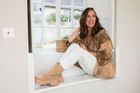 KINLY PRINTED BLANKET JACKET
