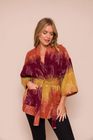 KINLY PRINTED BLANKET JACKET