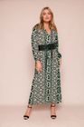 KENZIE PRINTED DRESS WITH SIDE POCKETS