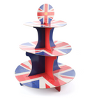 Union Jack 3-Tier Cake Stand