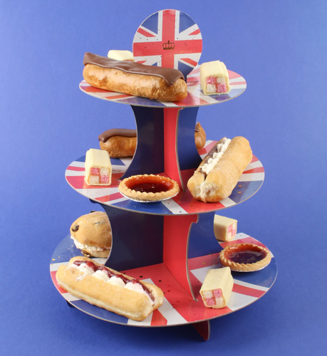 Union Jack 3-Tier Cake Stand