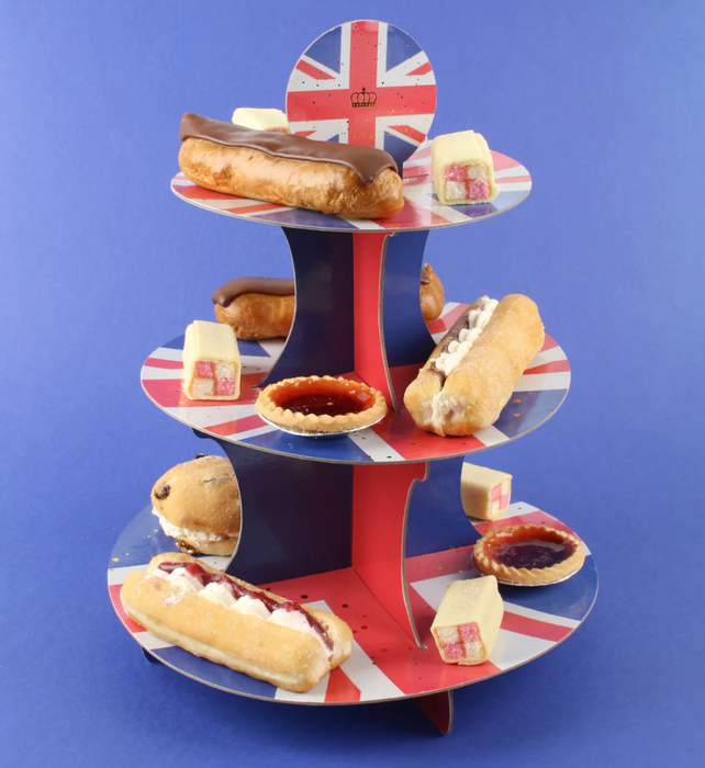 Union Jack 3-Tier Cake Stand
