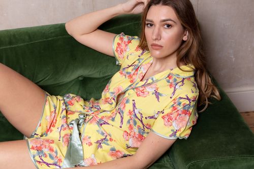 Oriental Lilly Shortie PJ Set