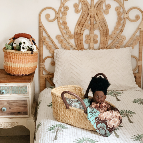 Handwoven Dolls Basket