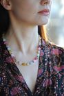 Pastel agate necklace