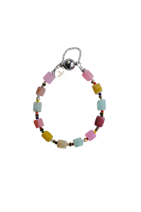 Pastel agate necklace