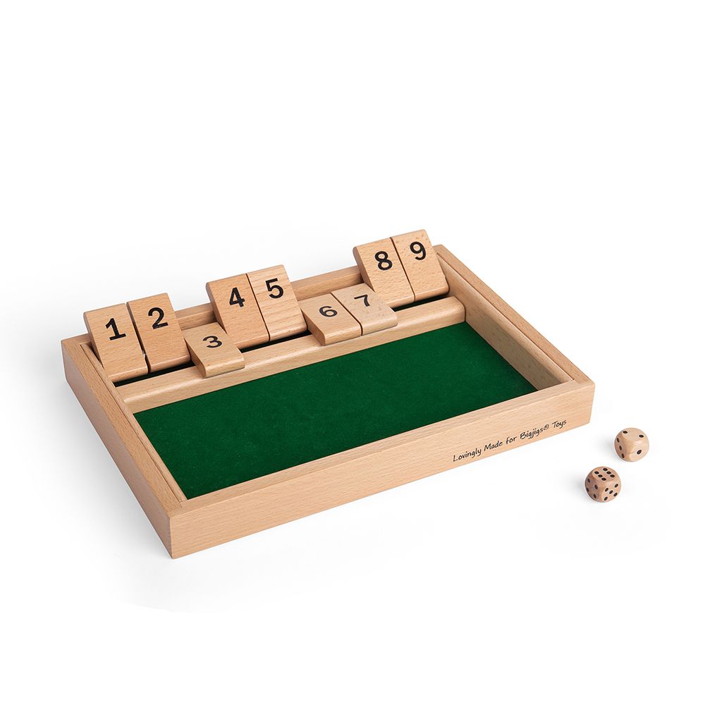 Bigjigs Toys Wooden Games - Shut the Box