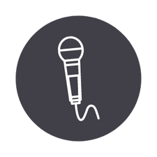 microphone speaker icon